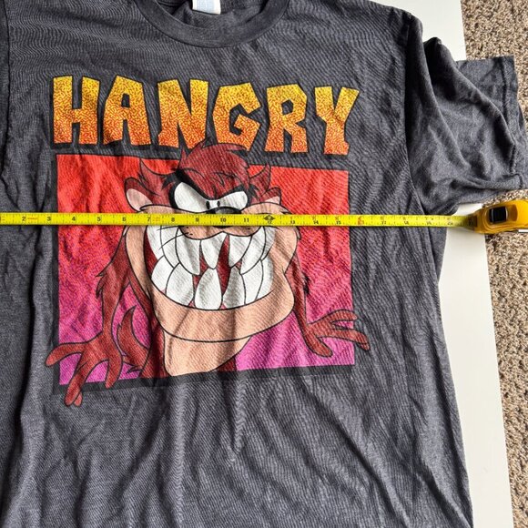 Vintage Taz Devil Looney Tunes Short Sleeve Graphic T-Shirt Size Large Gray - Picture 5 of 5